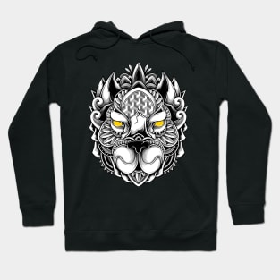 Ornate Pit Bull Hoodie